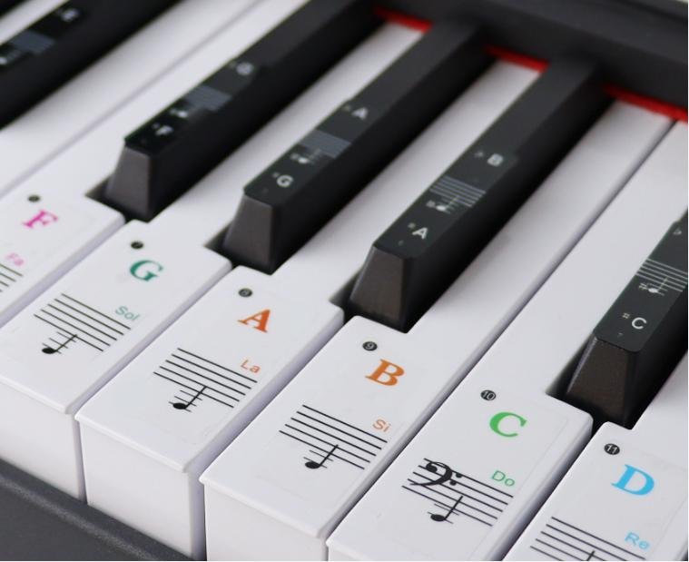 Label piano 49 tombol untuk pemula