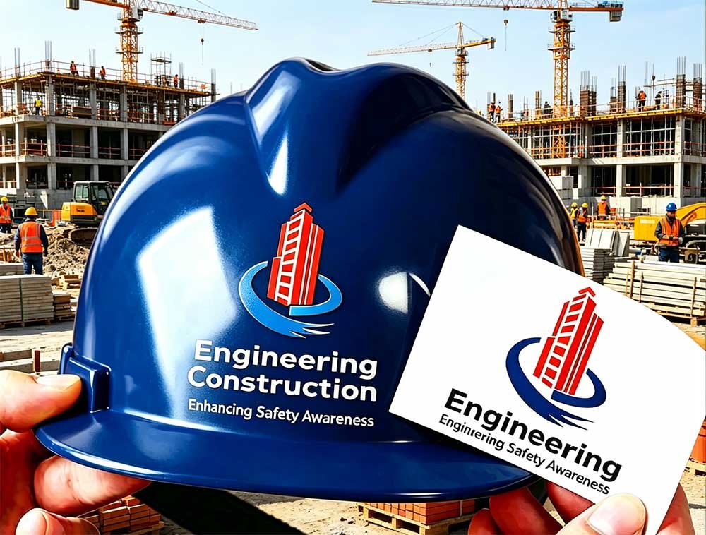 Kustomisasi Teks untuk Stiker Helm Proyek