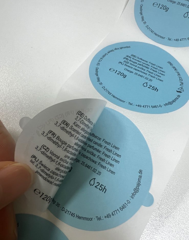 Label Piggyback Dua Lapis
