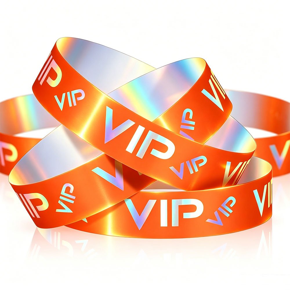 Gelang holografik Tyvek