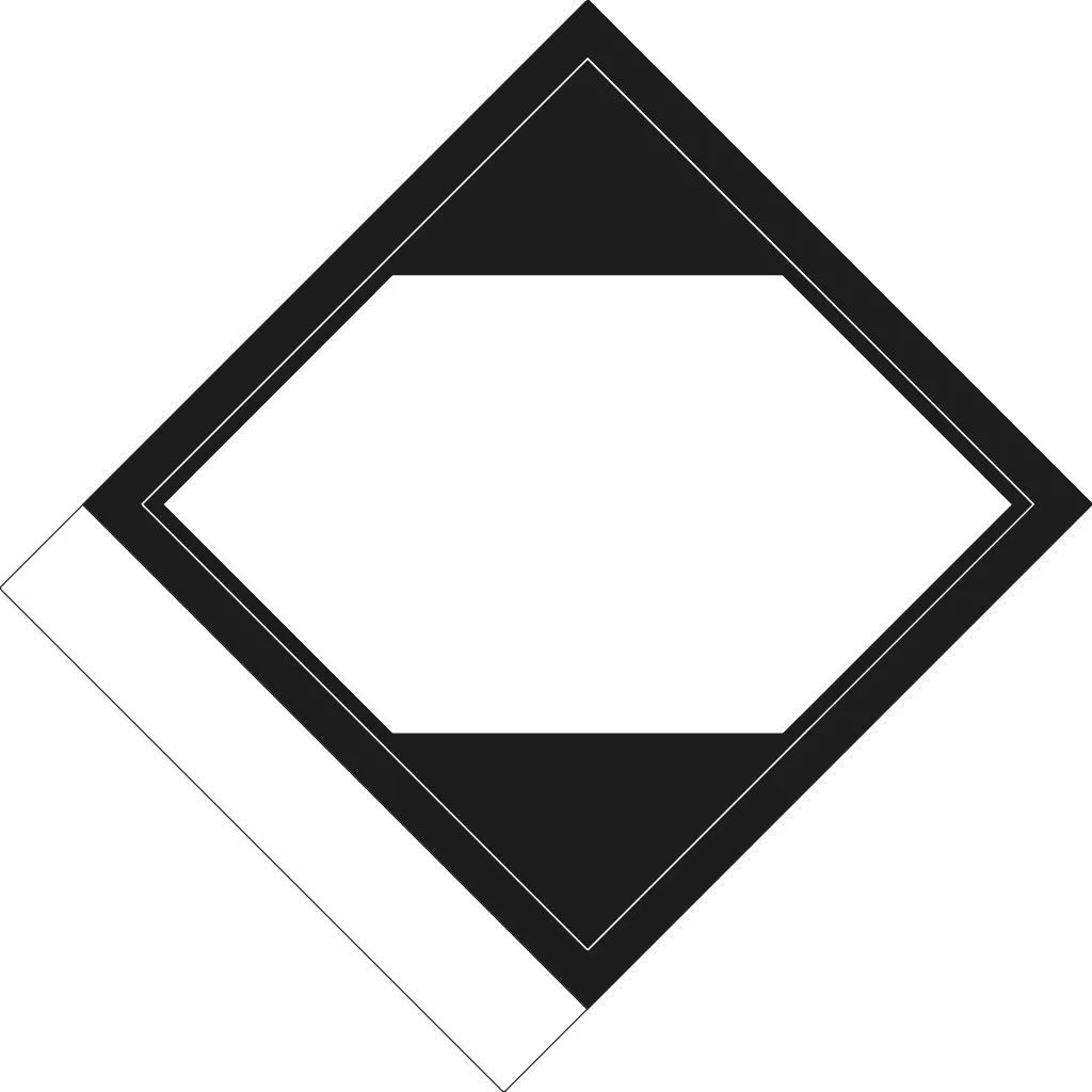 Label Limited Quantity Blank dengan Tab
