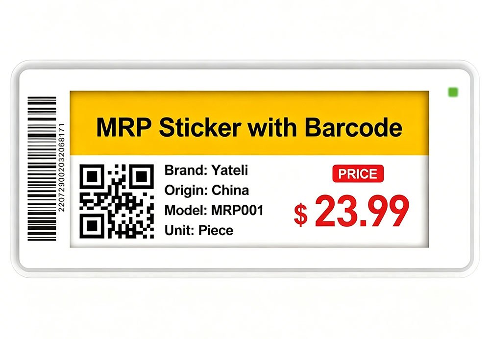 Stiker MRP dengan Barcode