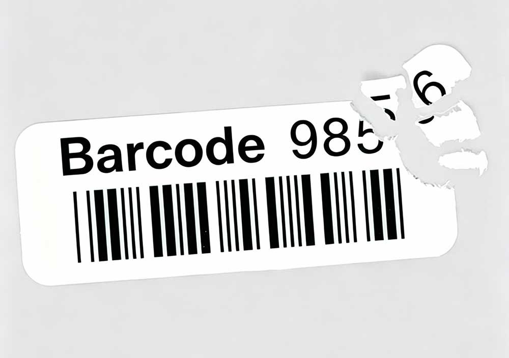 Label Keamanan Anti-Palsu yang Mudah Hancur dengan Barcode
