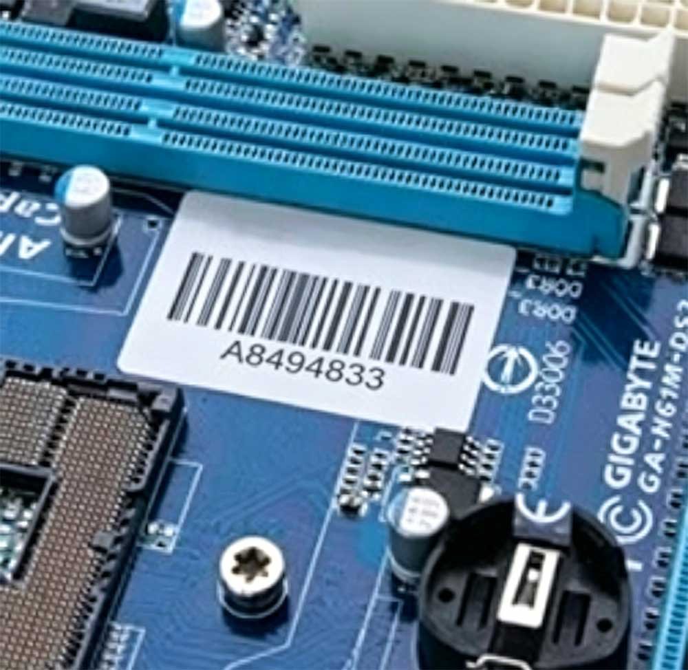 Label Barcode Keamanan Tahan Suhu Tinggi